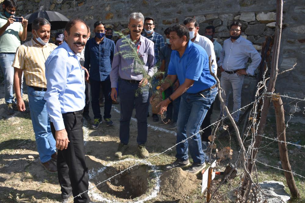 Site Visit of Sh. A.K. Choudhary, Managing Director, CVPPPL at Kwar HEP on 14-15-09-2021