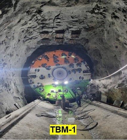 Commencement of HRT-1 Excavation by TBM-1 at Paka...