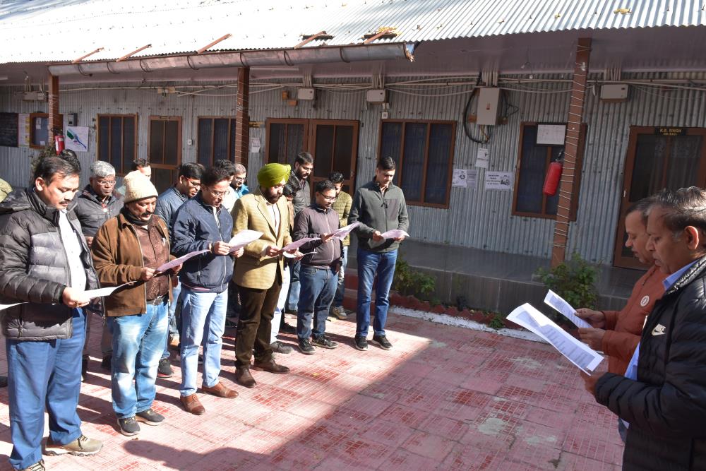 Preamble Reading on Constitution Day 26-11-2024 at Kwar HE Project