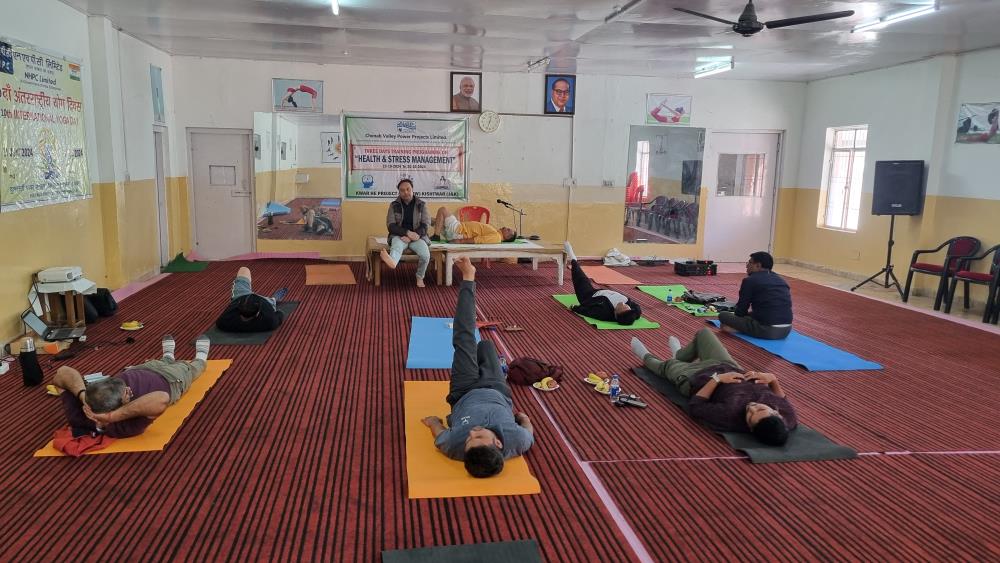 3 day training programme on "Health and Stress Management" from 23 to 25 October 20242024