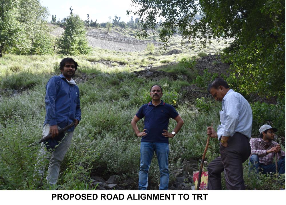 SITE VISIT TO PROPOSED BRIDGE LOCATION FOR TRT OUTLET ON LEFT BANK -17-09-2020