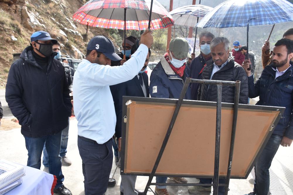 SITE VISIT OF DIRECTOR (TECHNICAL) SH. Y.K. CHAUBEY AND MD-CVPPPL SH. A.K. CHOUDHARY ALONGWITH OTHER SR. OFFICERS ON 10-03-2021