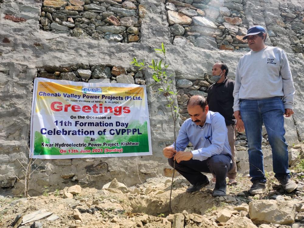 CELEBRATION OF 11TH FORMATION DAY OF CVPPPL AT KWAR HEP ON 13-06-2021