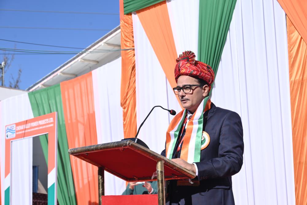 Flag Unfurling and Address by HoP Kwar