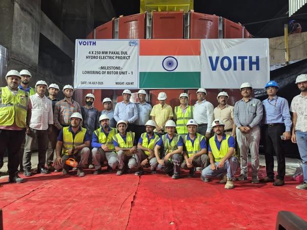 सीवीपीपीएल के पकल दुल जलविद्युत परियोजना की यूनिट...